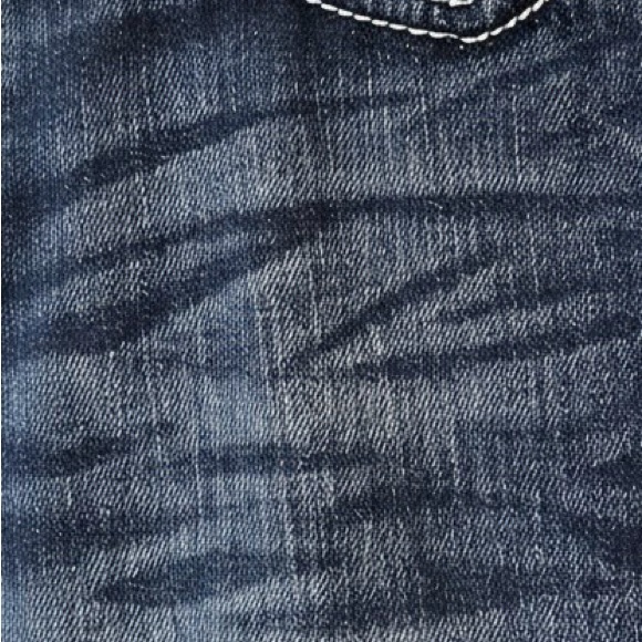 MEK Oaxaca Denim Jeans – Dark Wash | Slim Bootcut | Distressed - Picture 6 of 12